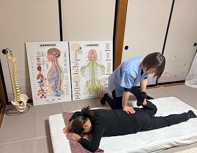施術の様子